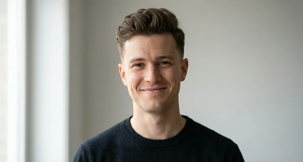 Quiff for Round Face