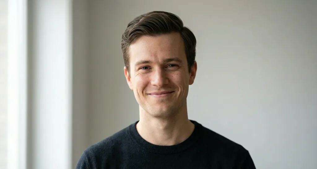 Side Part for Oval Face