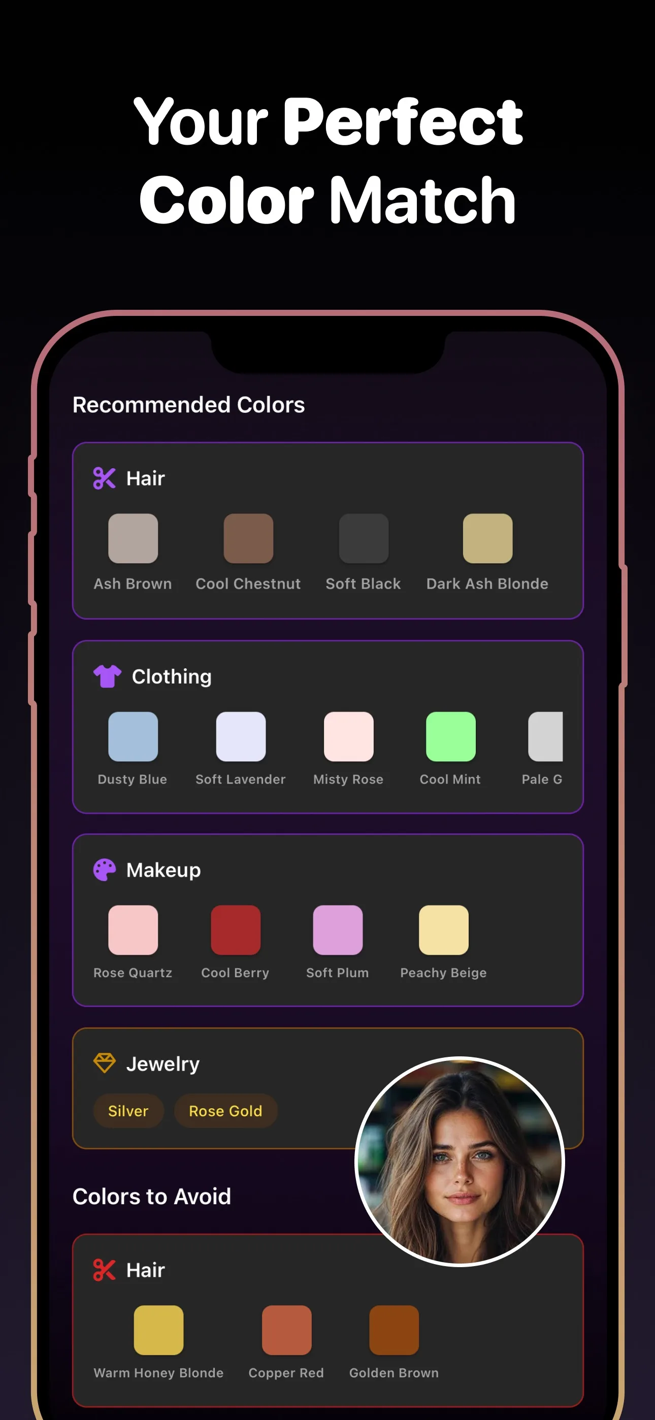 Realistic AI Results — Hairstyle AI app screenshot